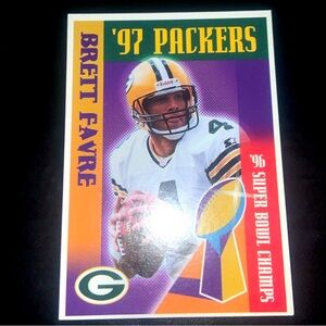 Brett Farve card Super Bowl Champs 1996
